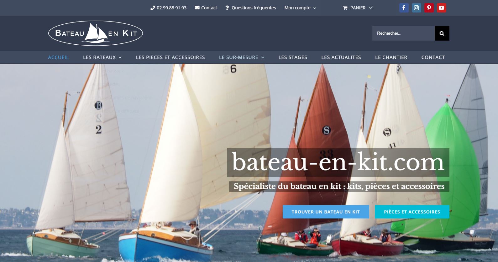 site bateau en kit